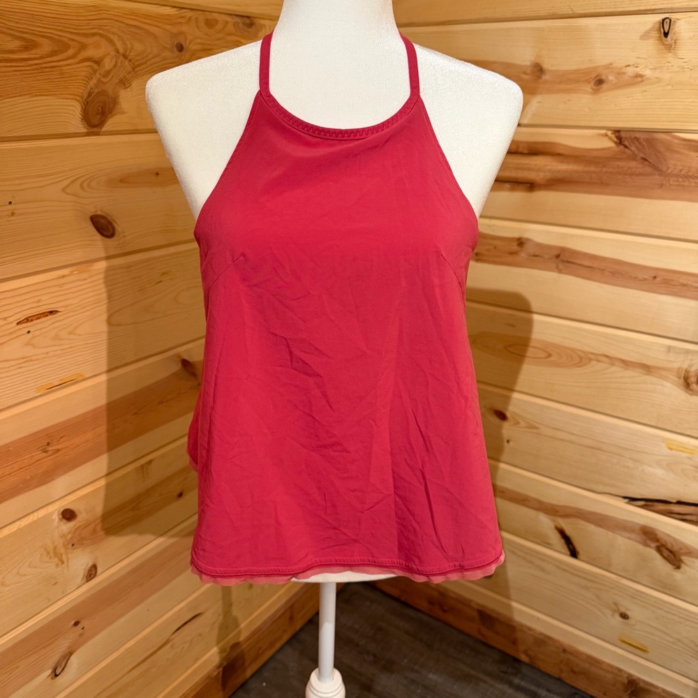 Lululemon High Neck Tank Top with Built-in‎ Bra Racerback Activewear Women